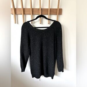 Aritzia Black Speckled Sweater